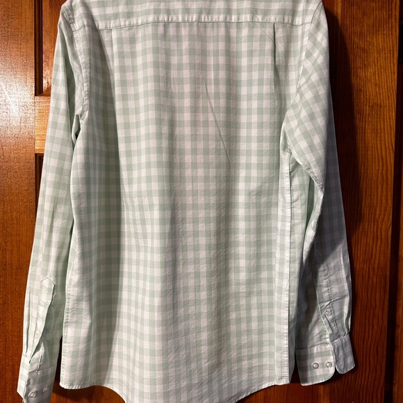 Green and white gingham women’s blouse size medium by George - Picture 2 of 4